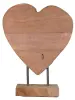 Product image 2 of the product “Heart made from teak pcs, on a stand, in the sizes from 25 to 40cm ”